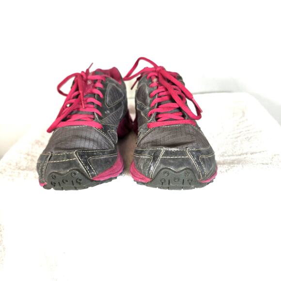 Reebok Zigtech Women's Sz 7 Running Shoes Gray Pink Orange Crossfit No Insole - Picture 4 of 12